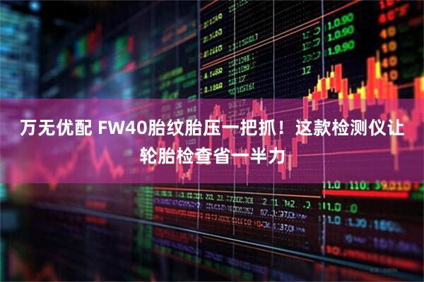 万无优配 FW40胎纹胎压一把抓！这款检测仪让轮胎检查省一半力