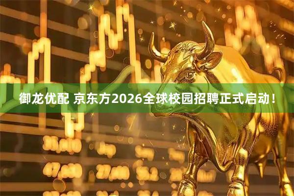 御龙优配 京东方2026全球校园招聘正式启动！